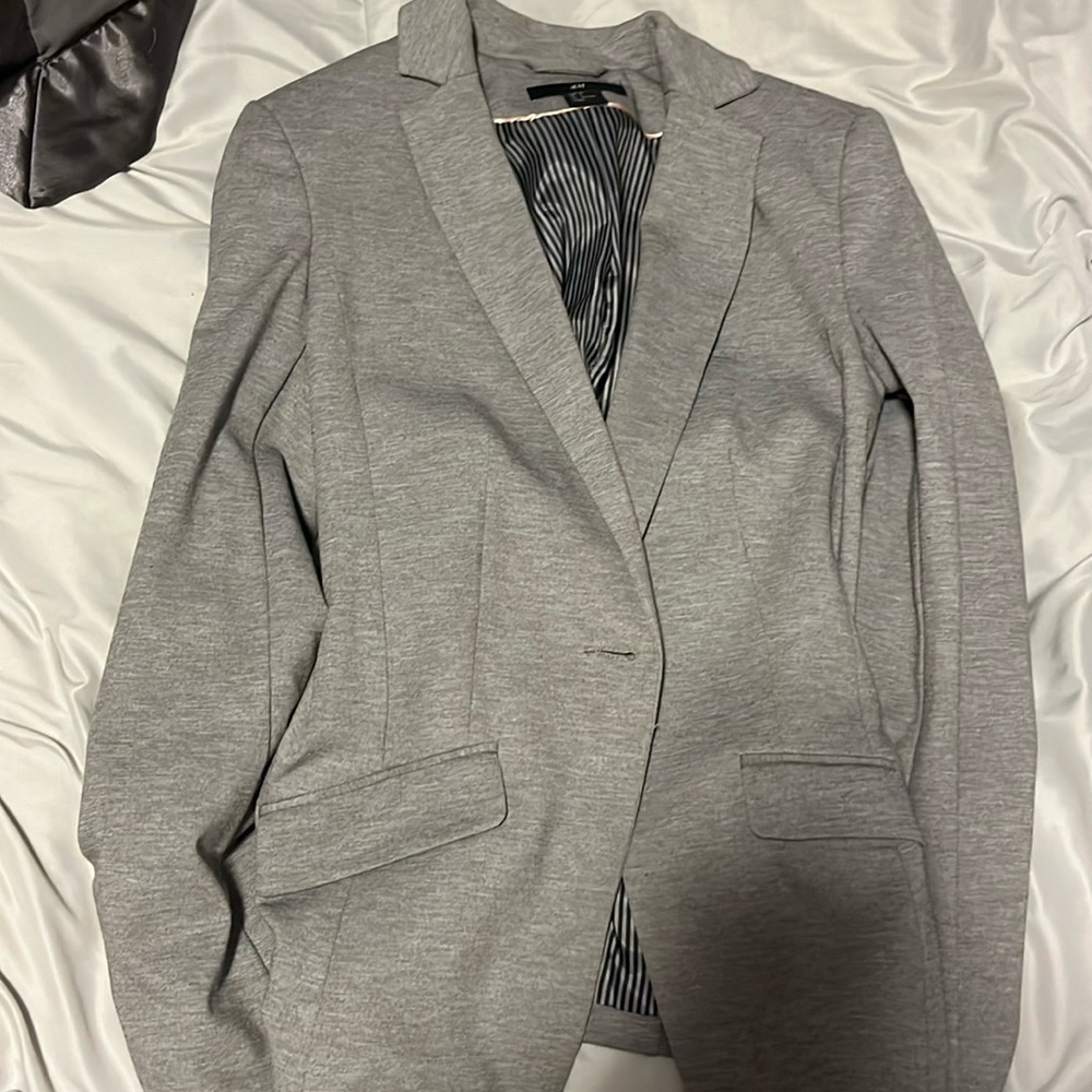 H&M size 2 grey blazer